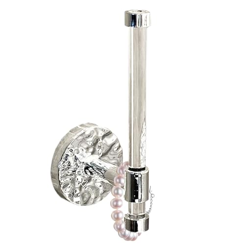 Soporte adhesivo para coleteros, ganchos de pared acrílicos, lazos para el pelo y almacenamiento de coleteros | Organizador de accesorios para el cabello para bolas de baño, pulseras, lazos