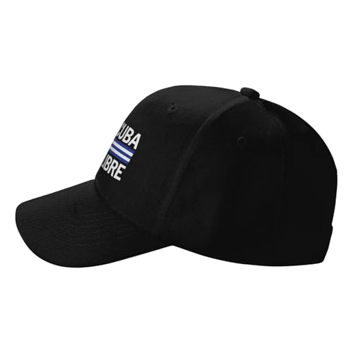 Free Cuba 2026 Cuba Libre Sandwich Hats Baseball Cap Unisex Black miniatura 3