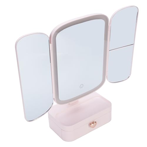 Espejo de Maquillaje Cuadrado LED de Escritorio ZJchao