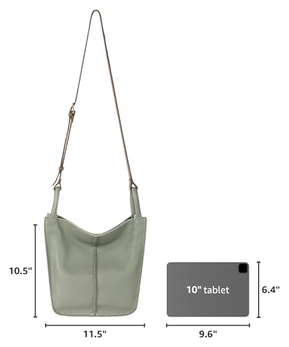 Image of The Sak Los Feliz Crossbody Purse - Women's Leather Handbag For Everyday & Travel - Cross Body With Adjustable Shoulder Strap