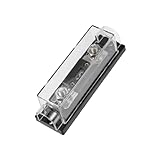 REPAIROCK ANL Fuse Holder 200 Amp Fuses for 0 4 8 10 Gauge Terminals 200A ANL Fuses Block Automotive Fuse Box for Car Audio Amplifier Auto Replacement Parts