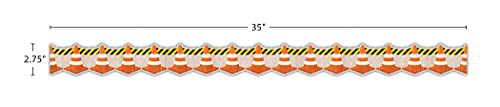 Border Under Construction Cones 35 Feet #TOP4