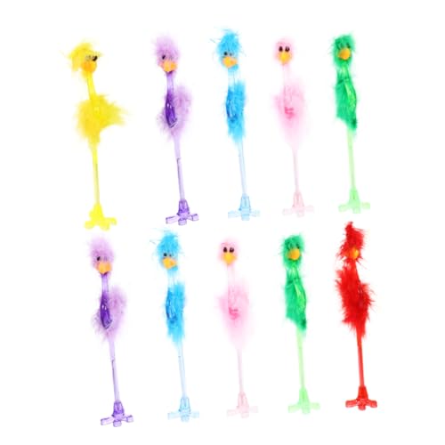 Bolígrafo de pluma DOITOOL con llamativo diseño de avestruz para una escritura creativa