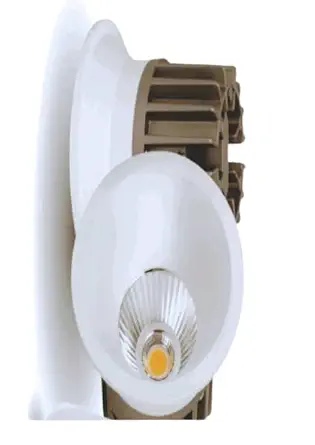 NESA COB Light LED Ceiling Cabinet Flush Mount Recessed Light Fixture Indoor/Warm White and White-Finish 220-440v, 20w (50)