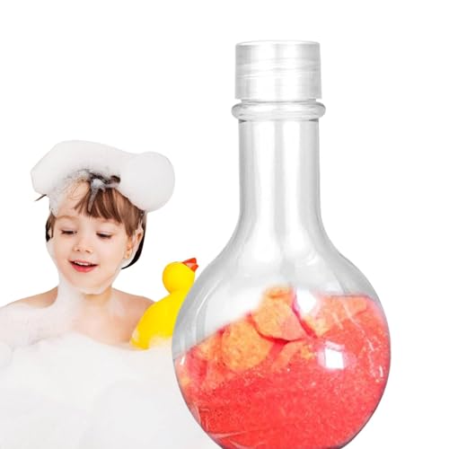 子供用バスボール、バブルバス炭酸ボール - 子供用香り付きバブルバス炭酸ボール - バレンタインデー、誕生日、クリスマス、子供の日、感謝祭にぴったりの魅惑的な色のサイエンスフラスコお風呂用おもちゃ。