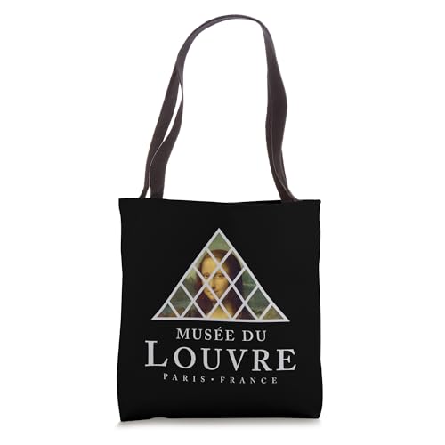 The Louvre Museum Paris France Mona Lisa Inside Pyramid Tote Bag