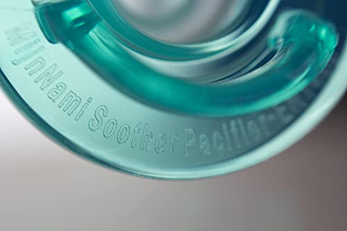 MijnNami Soother Schnuller, geeignet für NICU, Schnuller für Frühgeborene und Neugeborene, Schnuller aus 100% Silikon für Neugeborene, 2 Stück (Blossom)