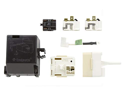 ClimaTek Upgraded Start Overload Relay Compressor fits KitchenAid Roper 2220477 8201531 8201532