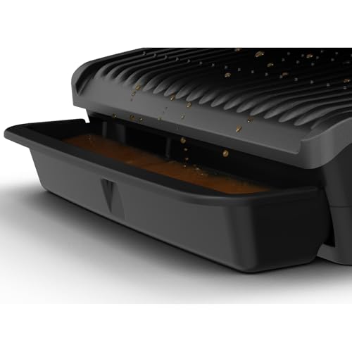 Foto von Tefal OptiGrill Elite Kontaktgrill, 12 automatische elektrische Grillprogramme, Digitales Display mit Garstufenanzeige, abnehmbare Platten, Elektrogrill, Edelstahl, GC750D16