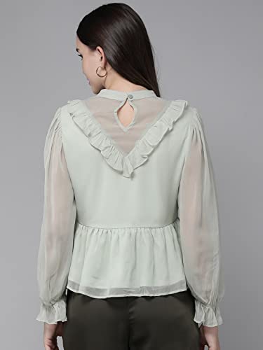 Image of Rare Women's Solid Regular Fit Blouse