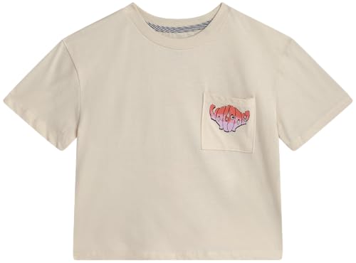 Image of Volcom Girls Shirts - Casual Crewneck Short Sleeve Graphic Tee Trendy Tops - Breathable Girls Summer Clothes