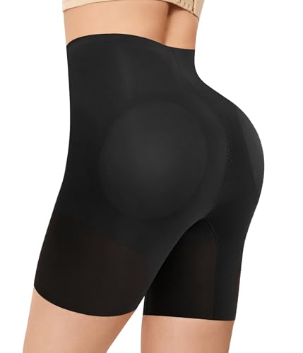 Nebility Butt Lifting Shapewear with Butt Pads - High Waist Padded Underwear for Women, Hip Enhancer Booty Lifter Shorts