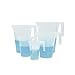 KENZIUM - Pack 5 x Jarras Medidoras, 5 Medidas: 250 ml, 500 ml, 1000 ml, 2000 ml y 3000 ml | de Polipropileno, Apilables y con Pico, Graduación En Relieve, de Plástico, con Asa, Autoclavables