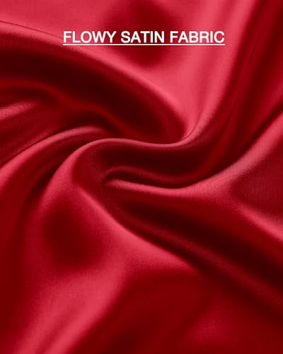 Image of BTFBM 2026 Summer Womens Skirts Silk Elegant High Waist Flowy Long Satin A-Line Midi Skirt Cocktail Wedding Party