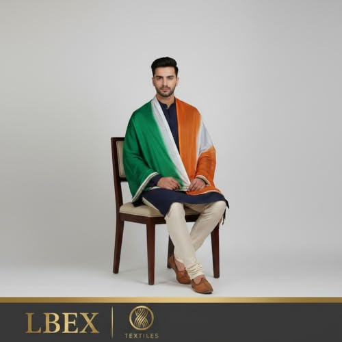 Image of Tricolour Lightweight Dupatta Chunni for Women, Girls, and Men