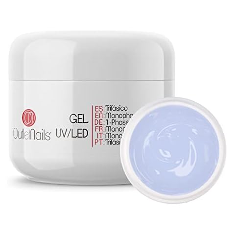 UV/LED Gel 1 Phase Clear for Nails 50ml | Gel 3 in 1 - Outlet Nails Cover