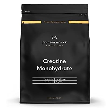 Protein Works - Creatine Monohydrate Powder | 100% Pure & Fine | Premium Grade Supplement For Lean Muscle Growth | Vegan | Unflavoured | 250 g Cover