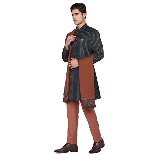 Image of blackberrys Men's Polyester Full Sleeves Business Suit Pants Set