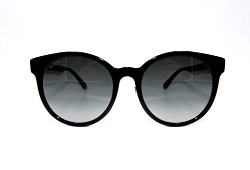 Gucci Oval Sunglasses GG0416SK 001 Black/Multi 55mm 04162