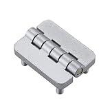 Zinc Alloy Thickened with Screw Embedded and External Fastening Equipment Hinge Industrial Hinge Bearing 54x40 1Pcs(Matte Finish)