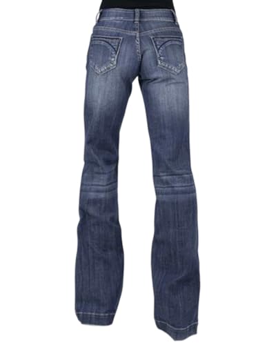 Stetson Women's 214 Trouser Jeans Blue 4 REG