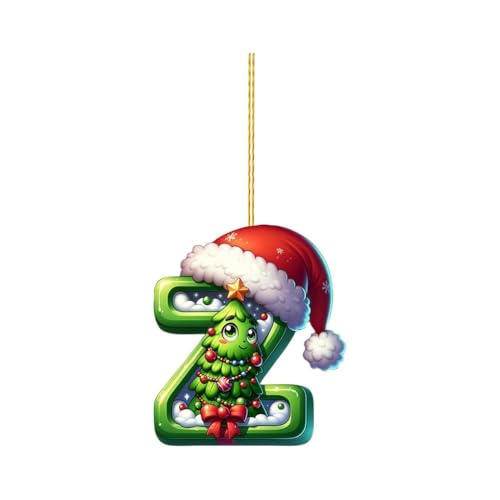 Adornos navideños con 26 letras para renovar tu árbol aburrido de forma rápida 3