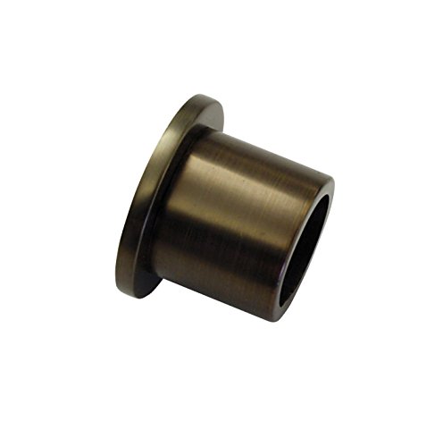 GARDINIA Support Mural pour Tringle à Rideau avec Diamètre de 20 mm, Matériel de Fixation Inclus, Montage Mural, Métal, Bronze