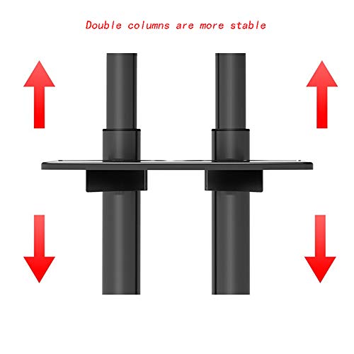 Soporte universal para TV móvil para piso, ajustable hasta 70 pulgadas miniatura 5