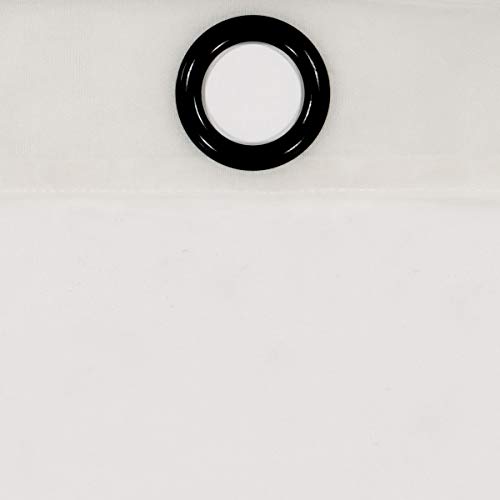 Curtain Fresh 11497059X120WH Arm and Hammer Modern Odor Neutralizing Sheer Voile Light Filtering Grommet Window Curtains for Bedroom or Living Room (Single Panel) - Image 4