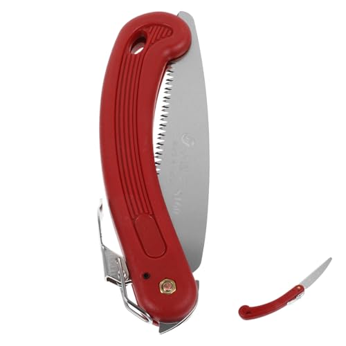 Mikikit Folding Saw for Wood Cutting Heavy Duty Gardening Tool with Practical Grinding for Camping Pruning and Tree Cutting Construction