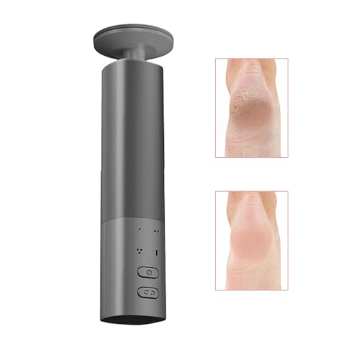 Exfoliant pour pieds éliminant peau morte avec rouleau rotatif gommage rechargeable