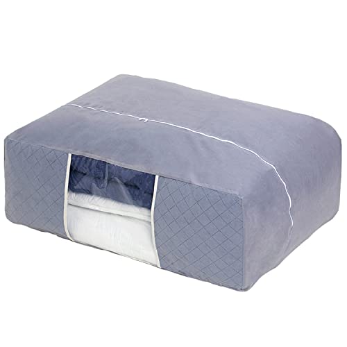 ???? Astro 171-38 Storage Case, for Complete Comforters, Single Size, Gray, Non-Woven Fabric, Activated Carbon Deodorizing, Feather Comforter, Comforter, Mattress, Storage Bag, Storage, Folding