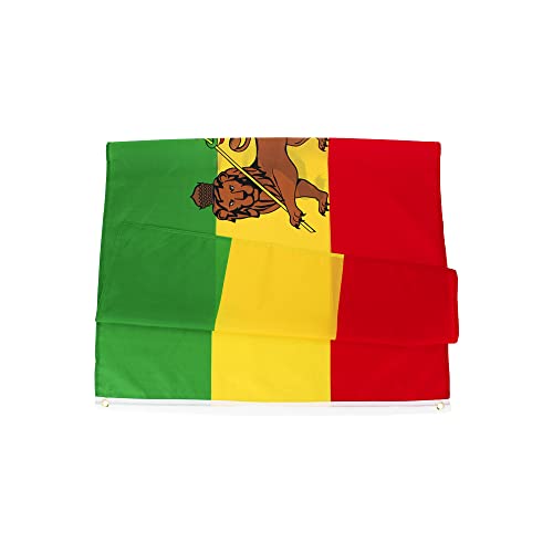 Anjor 3X5 Fts Ethiopia Flag With Lion Flag - Lion Of Judah Flags #TOP1