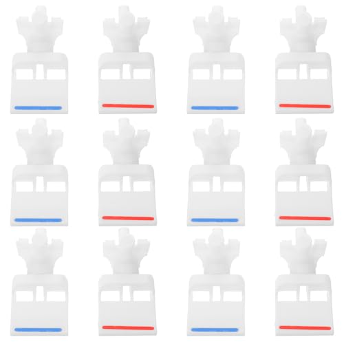 ELAYARD 6 Juegos de Grifos Dispensadores de Agua Fría y Caliente para Enfriador, Repuesto de Plástico Botón Pulsador, Válvula Antisalpicaduras, Compatible Dispensadores de Bebidas