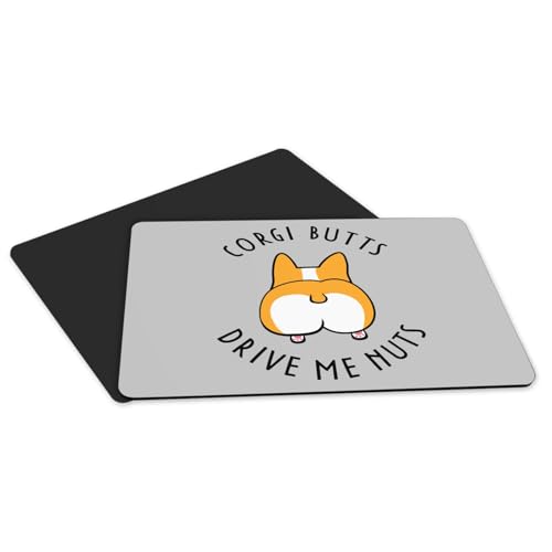 Set de table corgi grand format de qualité supérieure en gris moderne - 5