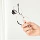 8 Stück Schwarz Brillenhalter Wand Rund Brillenständer für Mehrere Brillen Sunglass Holder Brillenhalterung Wand zum Aufhängen der Brille Brillen Display