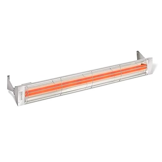 Infratech WD-Series Dual Element Stainless Steel 61.25" 6000 Watt Electric Outdoor Heaters