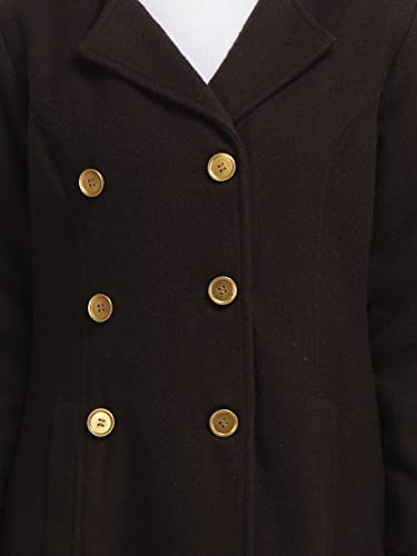 Image of AOL Women's Double Breasted Knee Length Coat