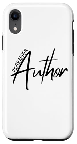 Custodia per iPhone XR Giornata nazionale dell'autore autore autore biografo scrittore scrive libri