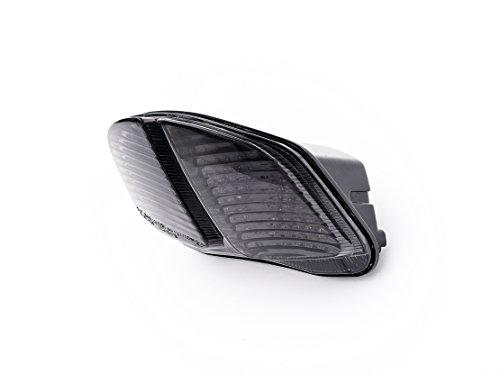 TOPZONE Fit for SUZUKI 2006-2007 GSX-R600 / GSX-R750; 35710-01H30; Rear Lamp Brake Tail light+Integrated Turn Signal Idicator Combination Assembly (Smoke)