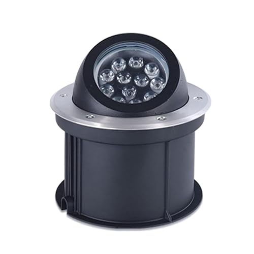 Faretti LED Esterno - Faretto Luce Da Pavimento, Faretto LED Per Esterni Ad Angolo Regolabile, Lampada Da Terra Da Incasso A Colori RGB, Faretto Obliquo Da Giardino Impermeabile IP67 ( Color : Warm Wh