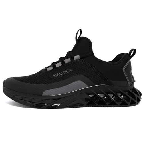 Image of Nautica Men's Casual Fashion Sneakers - Lightweight Lace-Up Athletic Walking Shoes for Gym & Tennis, Comfortable