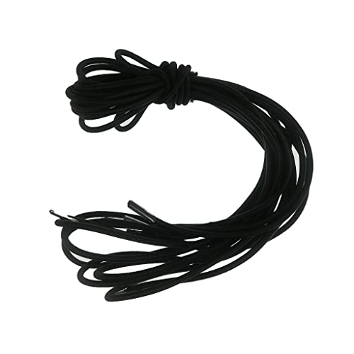 ZOOMELLA Replacement Laces Cord String for Garden Recliner Folding Sling Chair Black