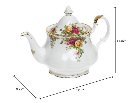 Royal Albert Old Country Roses 3-Piece Set (Teapot, Sugar & Creamer)