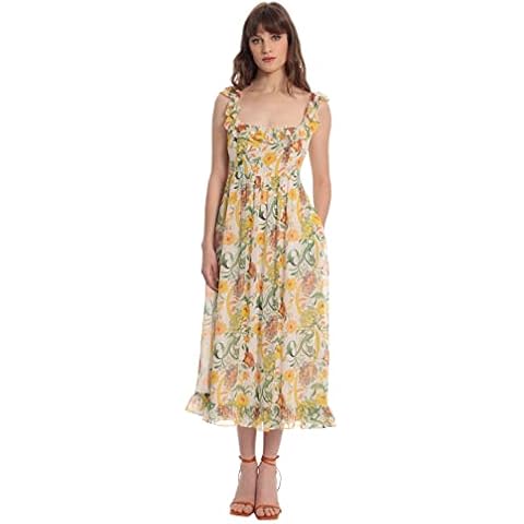 Donna Morgan Floral Printed Midi Dress Cover