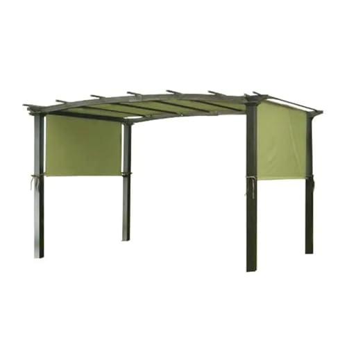 Toldo universal resistente de 17 x 6.5 pies para exteriores, toldo de repuesto para jardín, patio, balcón y estructuras de pérgola, y resistente a la intemperie (paquete de 2)