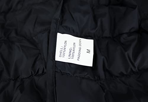 Veste de couette homme Biker automne hiver imperméable noir XXL