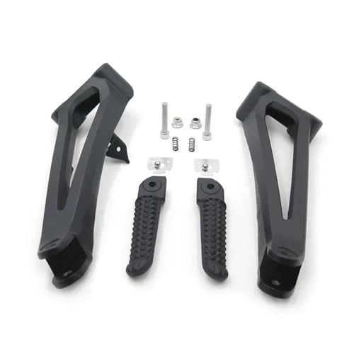 Repose-Pieds Passager Yamaha YZF-R1 2009-2014 avec Supports en Aluminium Noir