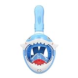Un regalo maravilloso para los niños: la máscara de esnórquel está equipada con una banda elástica ajustable para ayudarlo a ajustarse. La diadema de tela flexible es fácil de usar y protege la piel suave de su hijo. Tubo de respiración más fácil de desmontar, más seguro y más práctico.