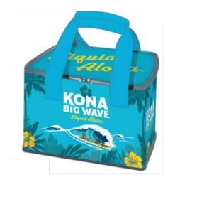 Kona Big Wave Insulated Cooler Bag, Tropical Design, Blue